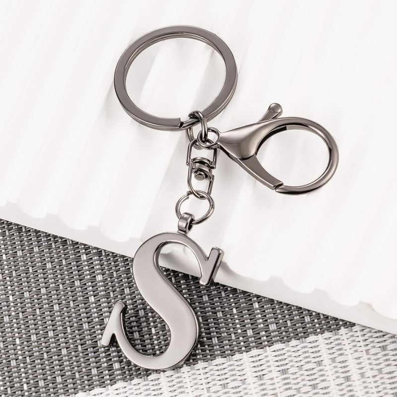 LAXPICOL Gold Letter A-Z Keychain for Women Bag Charms Purse Charms For Handbags Metal Alphabet Initial Letter Keychain - Image 2